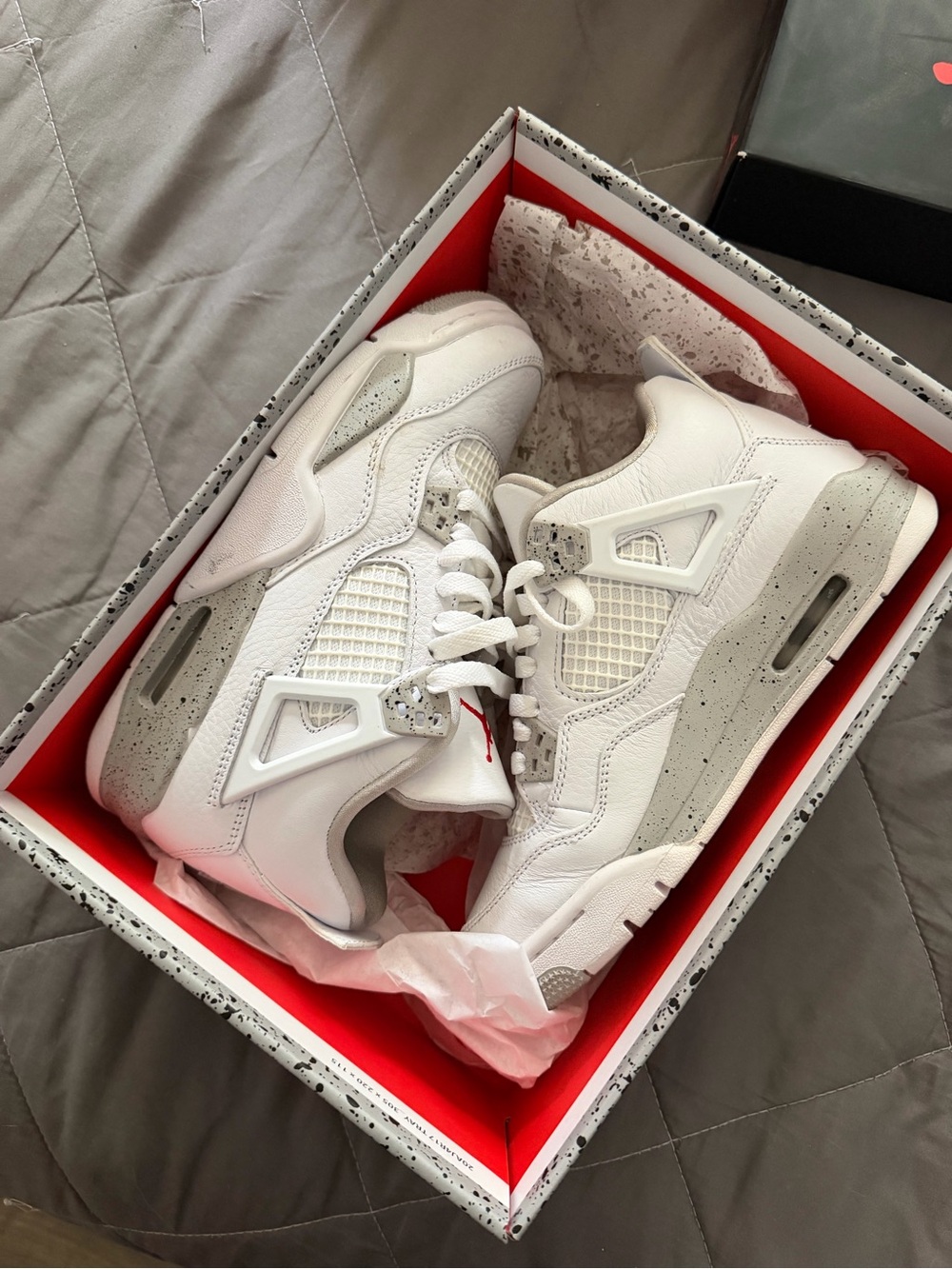 Nike Air Jordan 4 Retro "White Oreo" GS
